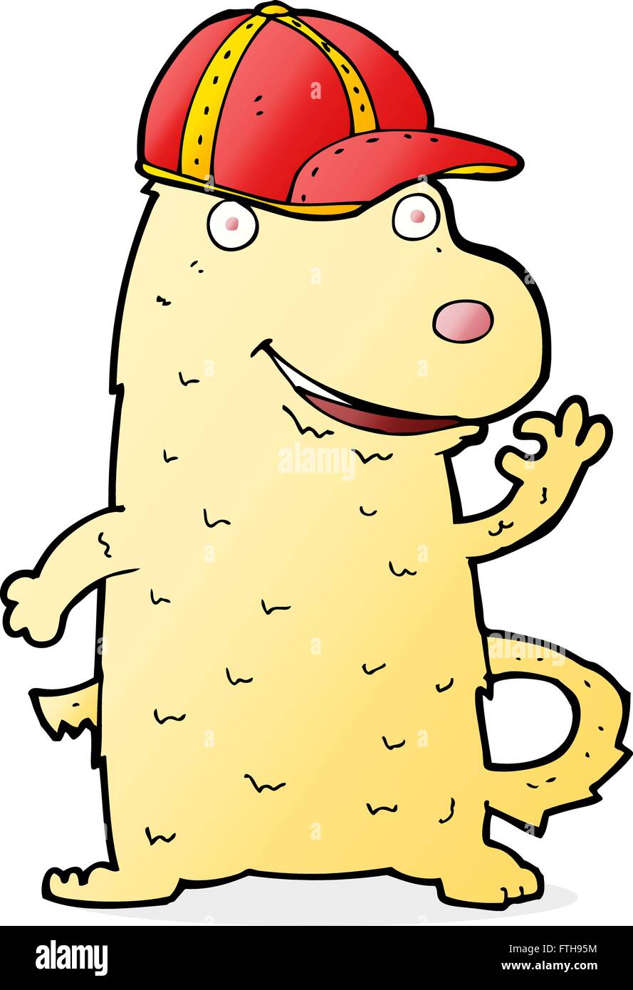 Cartoon dog wearing cap hires stock photography and images Alamy