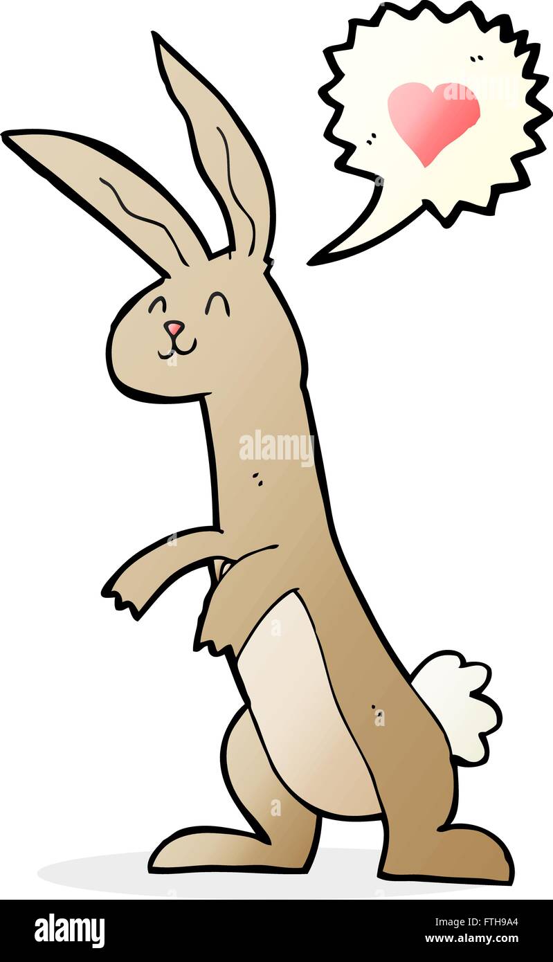 Love Inc Rabbit cartoon rabbit in love Stock Vector Image & Art - Alamy