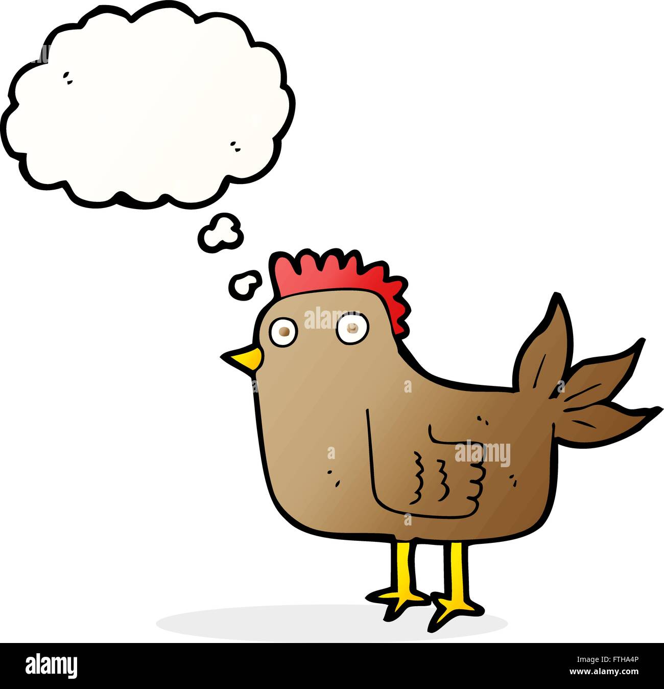 Quirky hand drawn hen Stock Vector Images - Alamy