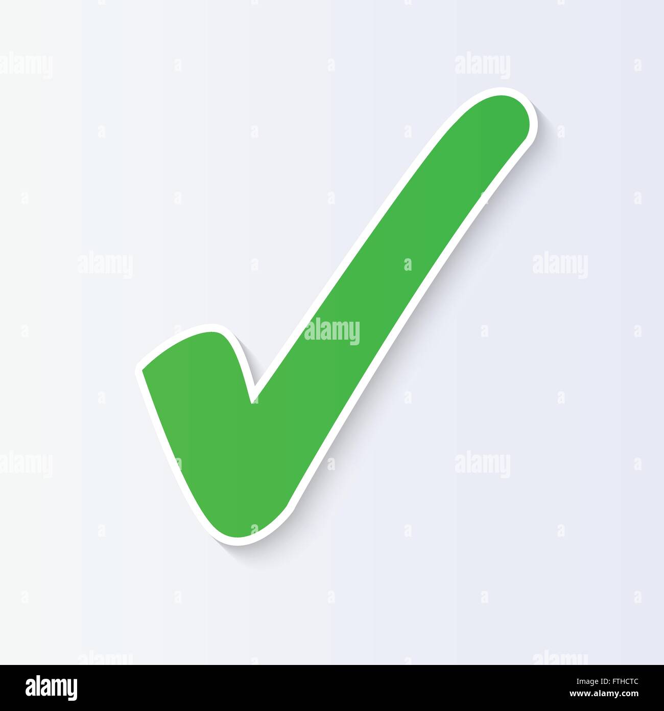 Check mark vector illustration isolated Stock Vector Image & Art - Alamy