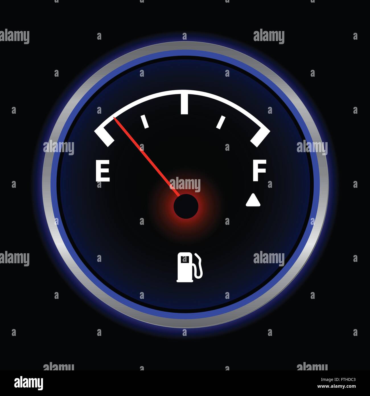Gas Gauge Illustration Stock Vector Image & Art Alamy