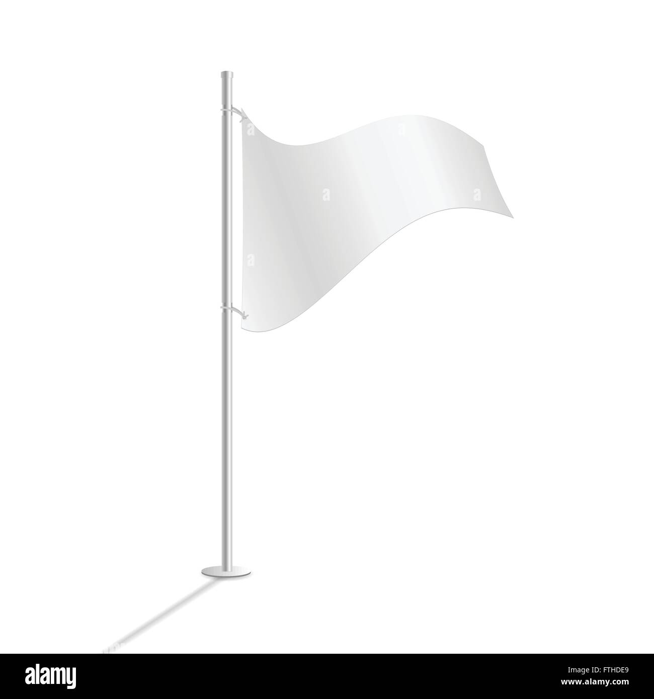White flag vector illustration Stock Vector Image & Art Alamy
