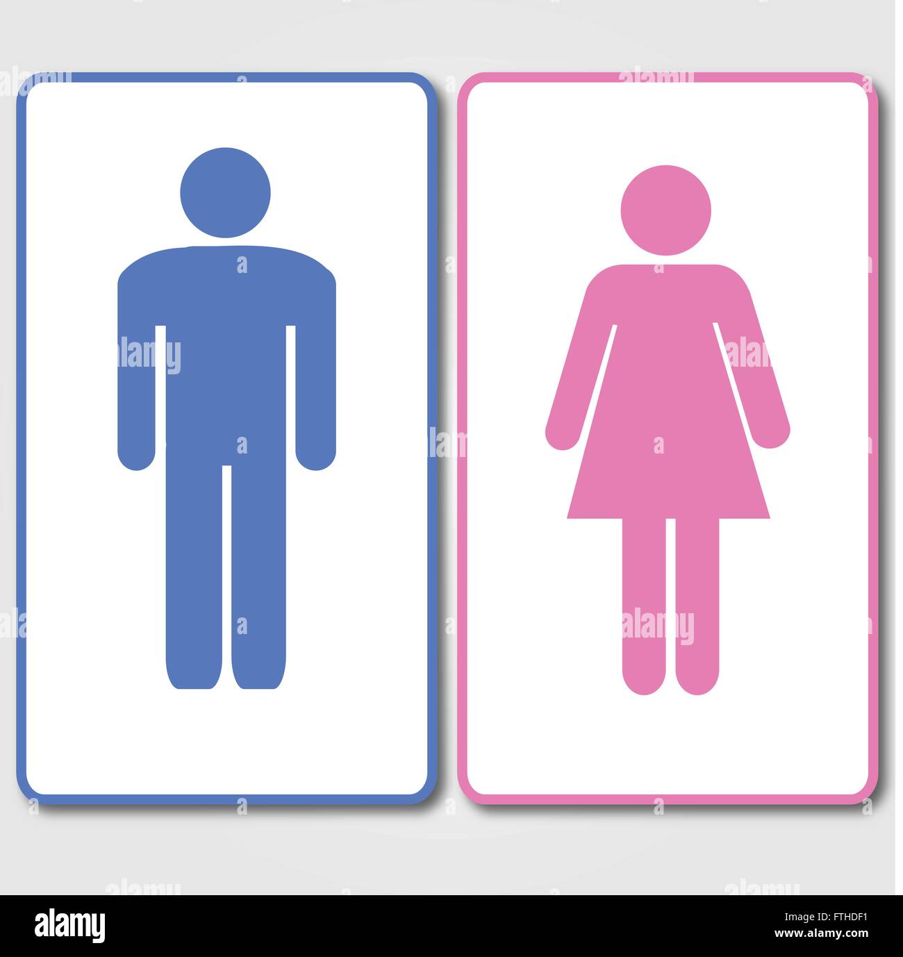 Public bathroom sign men women door Stock Vector Images - Alamy