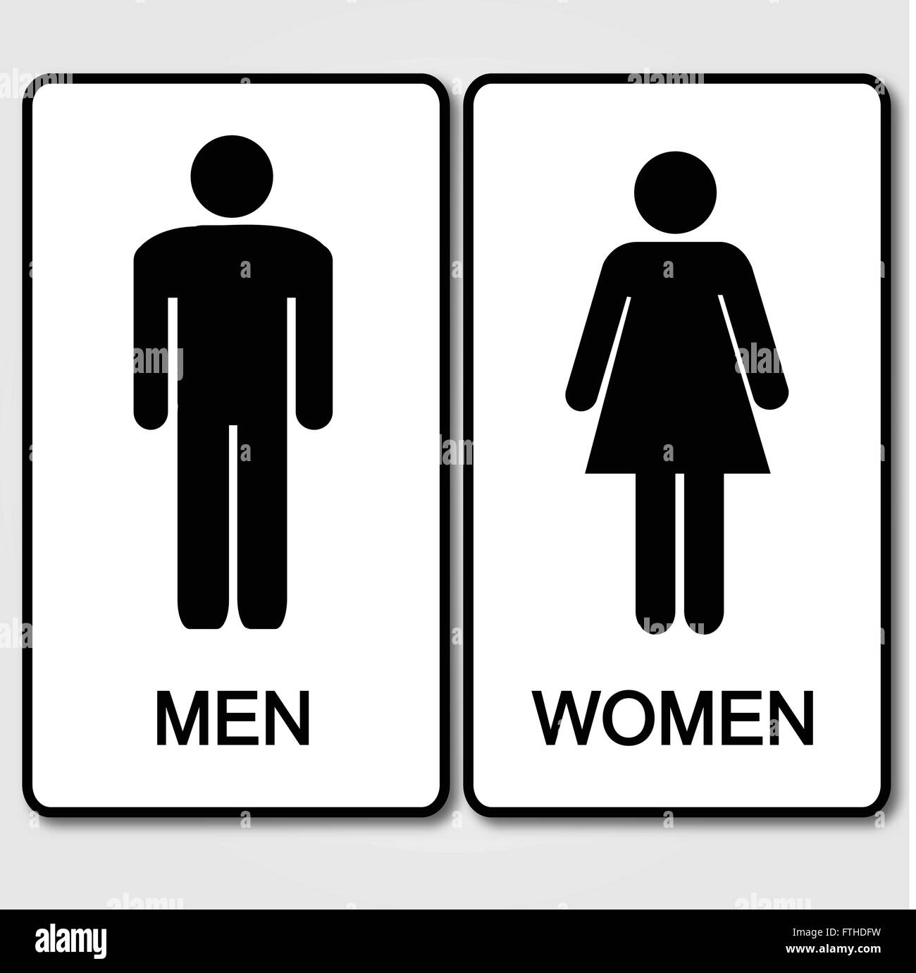 Restroom Sign Illustration Stock Vector Image &amp; Art - Alamy