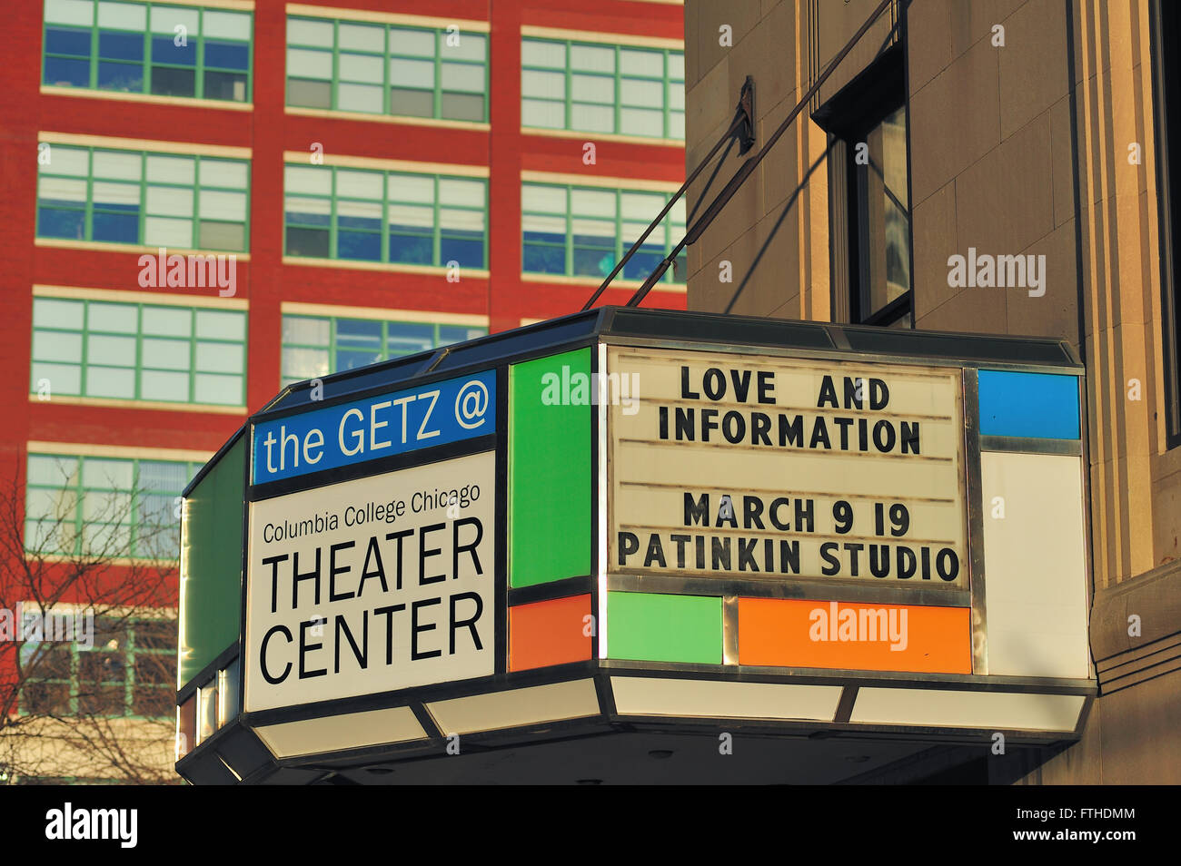 Columbia College Chicago's Getz Theater located within the school