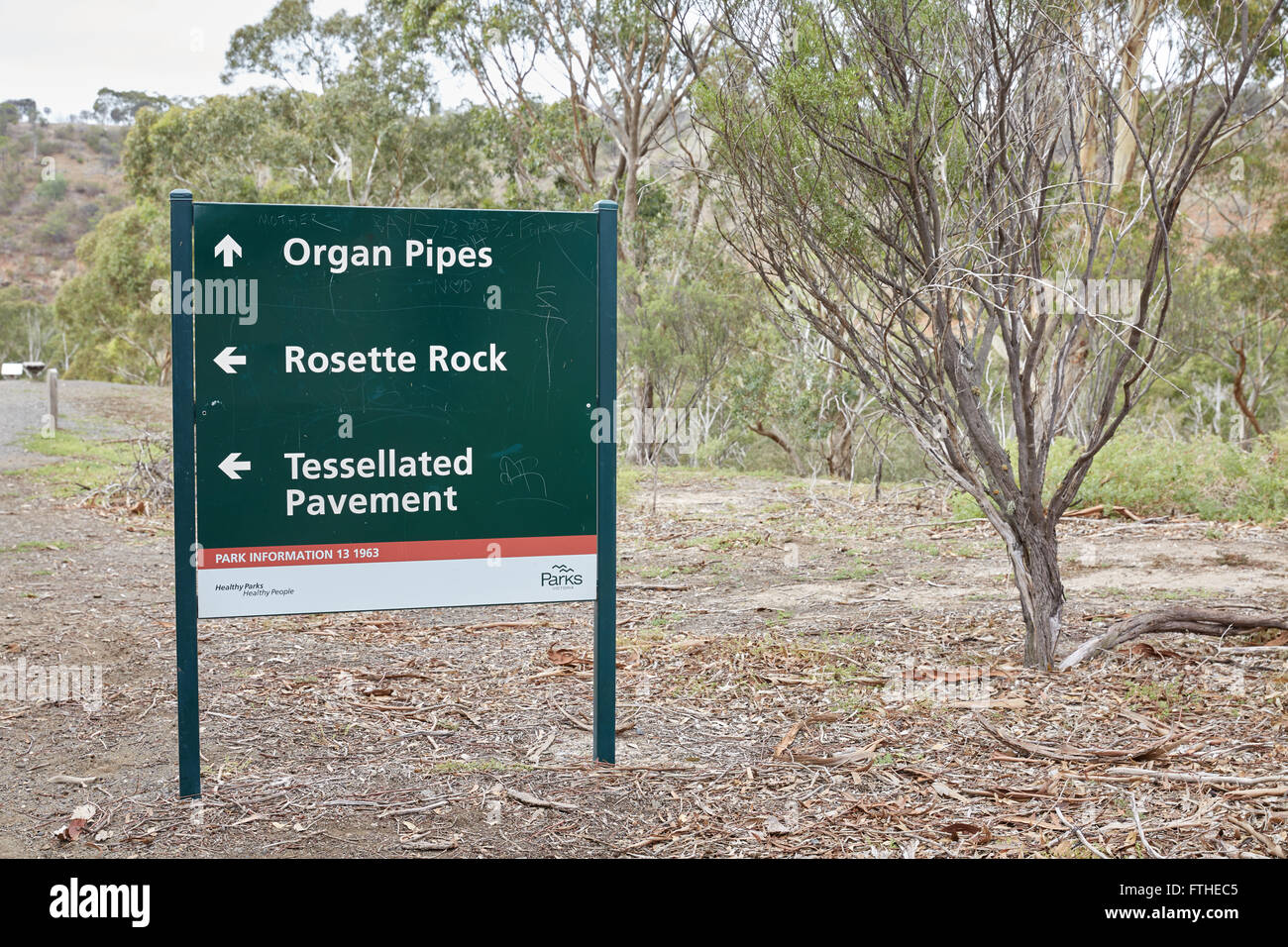 Organ Pipes National Park Victoria Australia Stock Photo