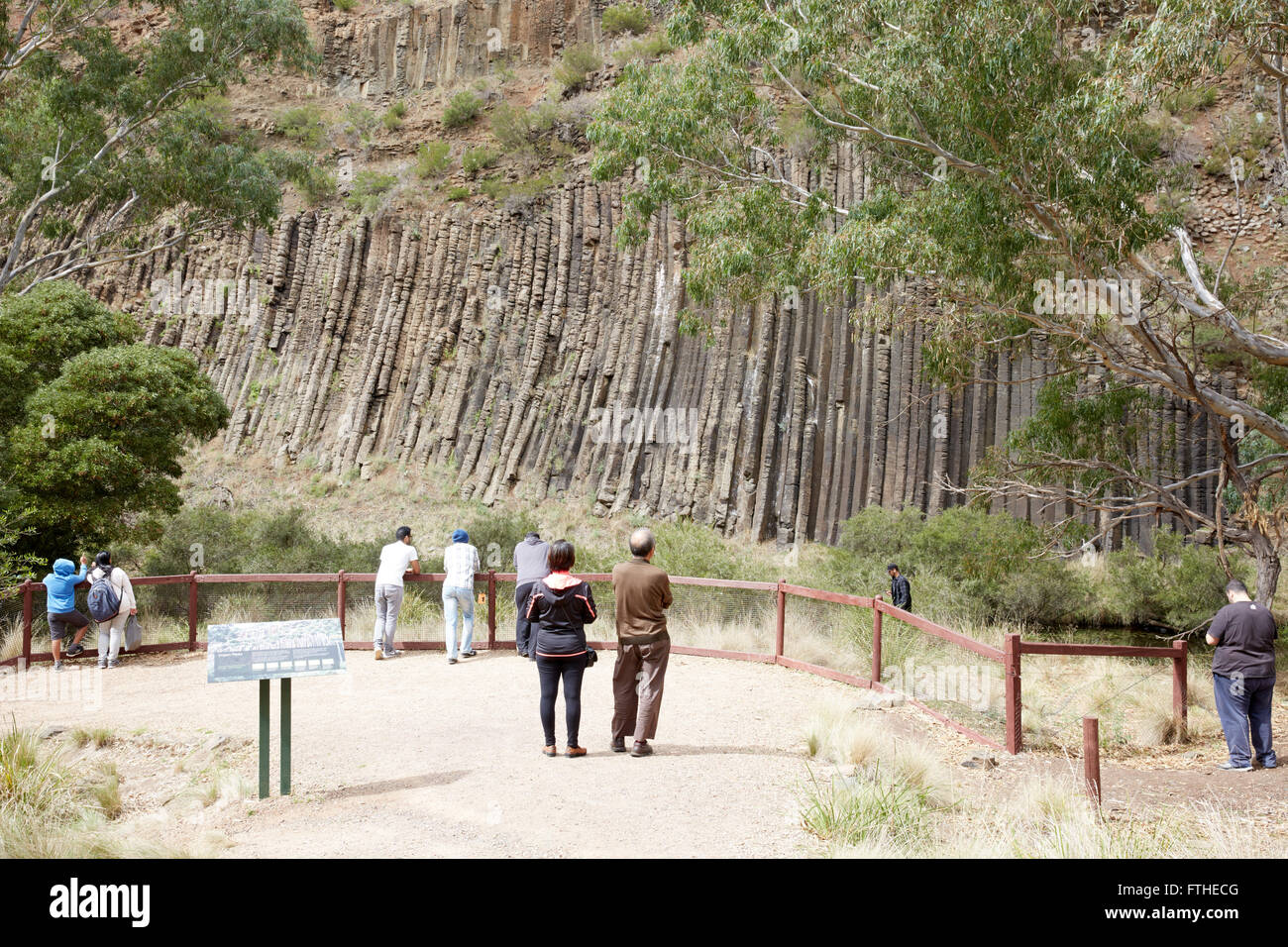 Organ Pipes National Park Victoria Australia Stock Photo