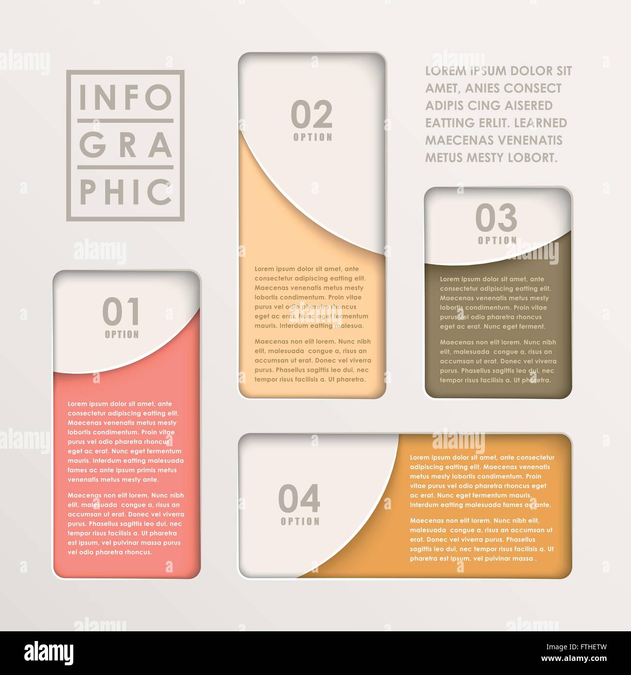 modern abstract paper bar chart infographic elements Stock Vector Image ...