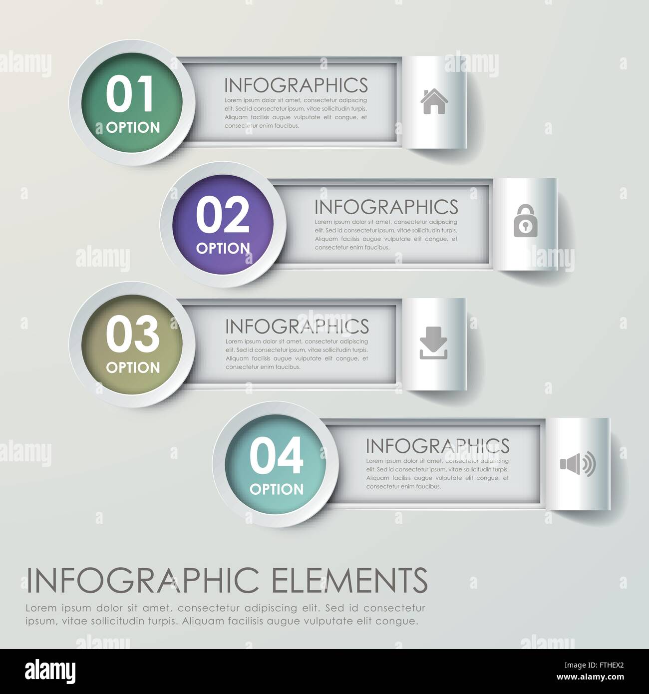 modern paper bar chart infograpic elements template Stock Vector Image ...