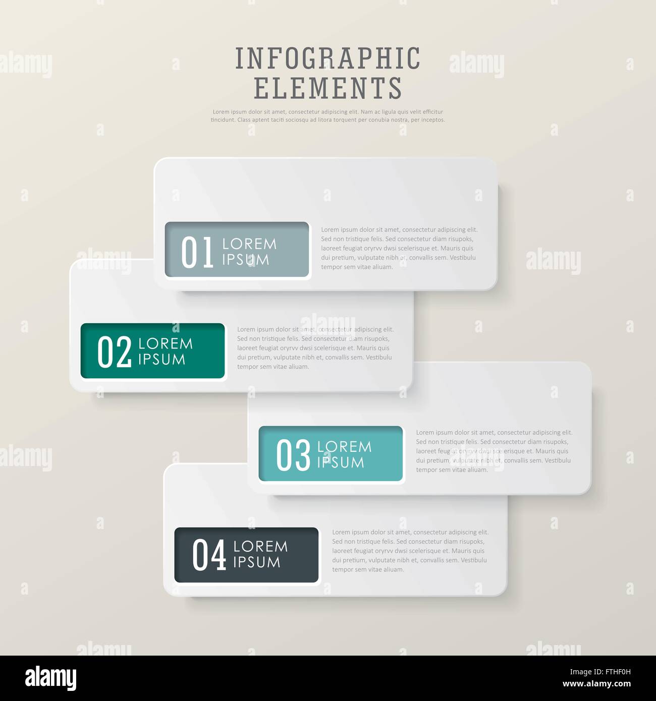 Abstract paper tag infographic elements hi-res stock photography and ...