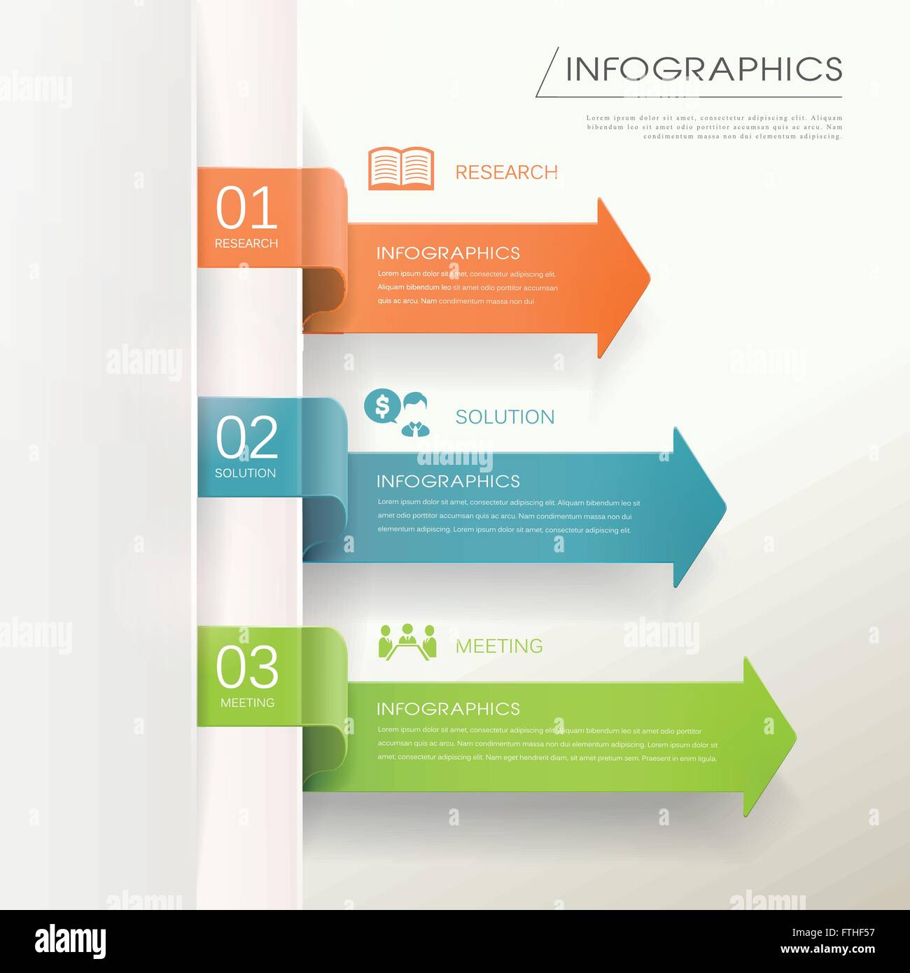 modern arrow bar chart infographic elements template Stock Vector Image ...