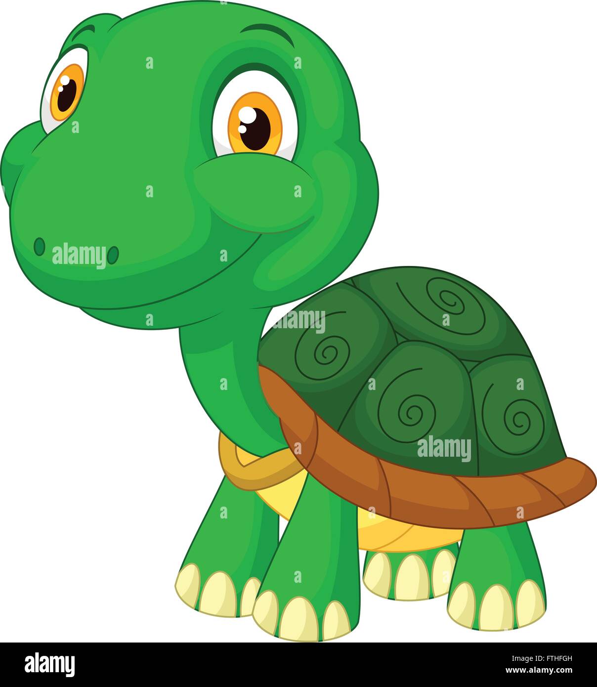 Cute tortoise cartoon Stock Vector Image & Art - Alamy