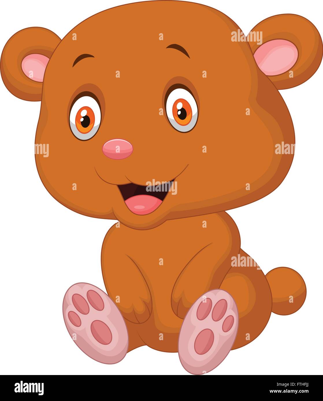 Cute baby bear cartoon Stock Vector Image & Art - Alamy