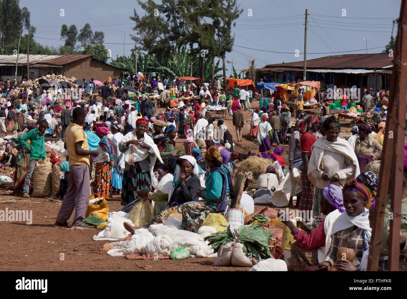 Ethiopian market hires stock photography and images Alamy