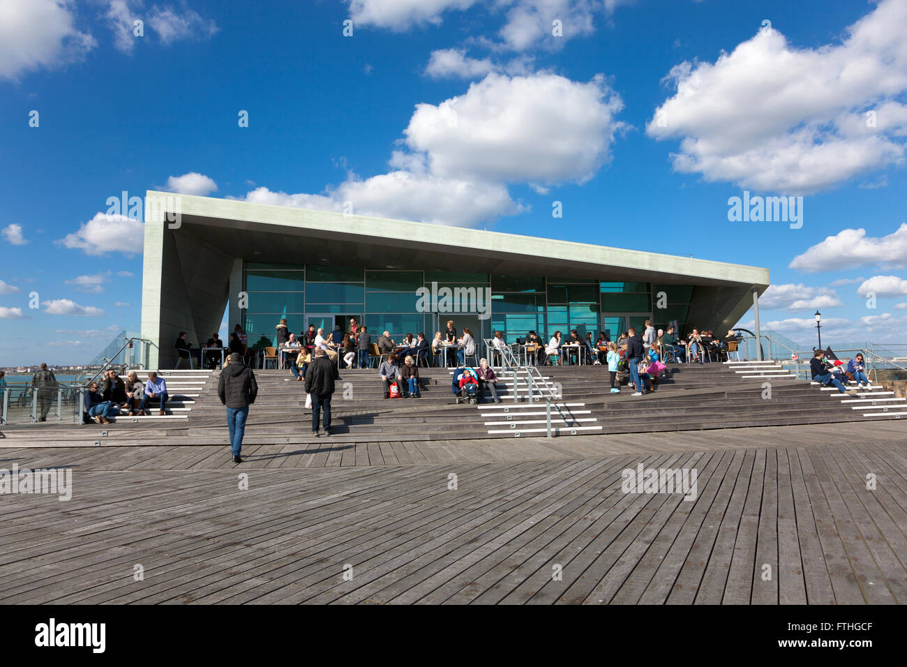 Southend Pier Royal Pavilion, Southend-on-Sea, UK Stock Photo