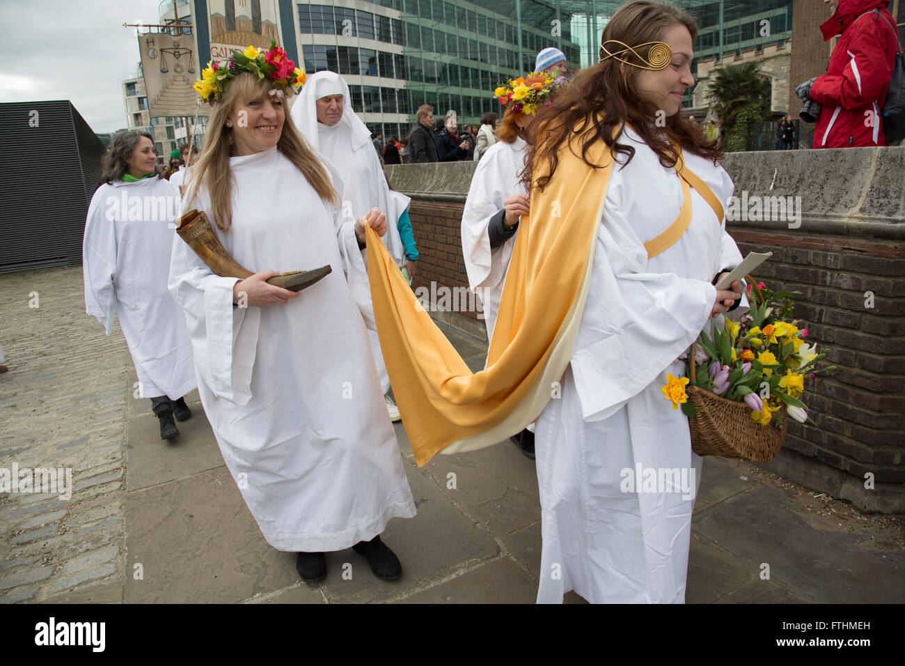 The Lady and Her Two Maids during The Druid Order Spring Equinox