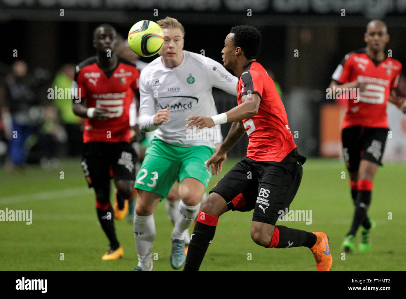 Alexander Søderlund and Mexer when one league match Stade Rennais AS