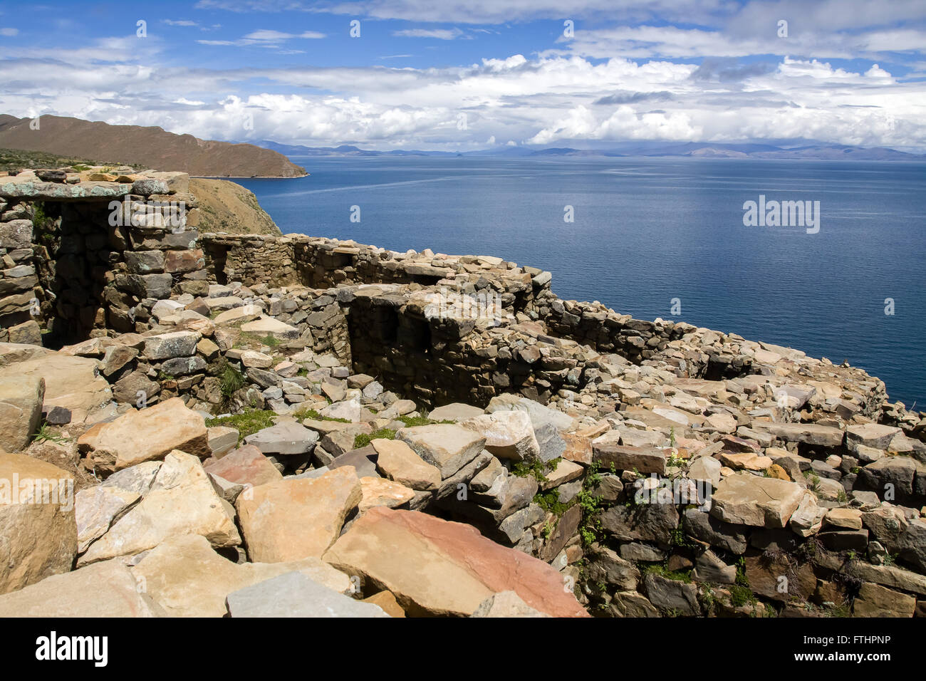 Isla del Sol. Lake Titicaca. Bolivia Stock Photo