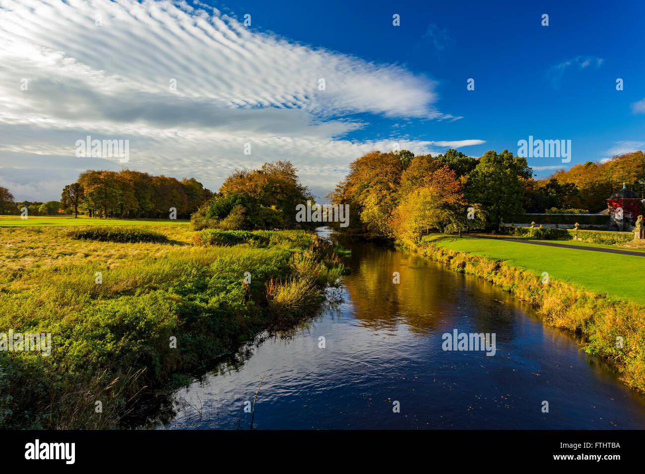 White Cart Water, Pollok Country Park, Glasgow, Scotland, United