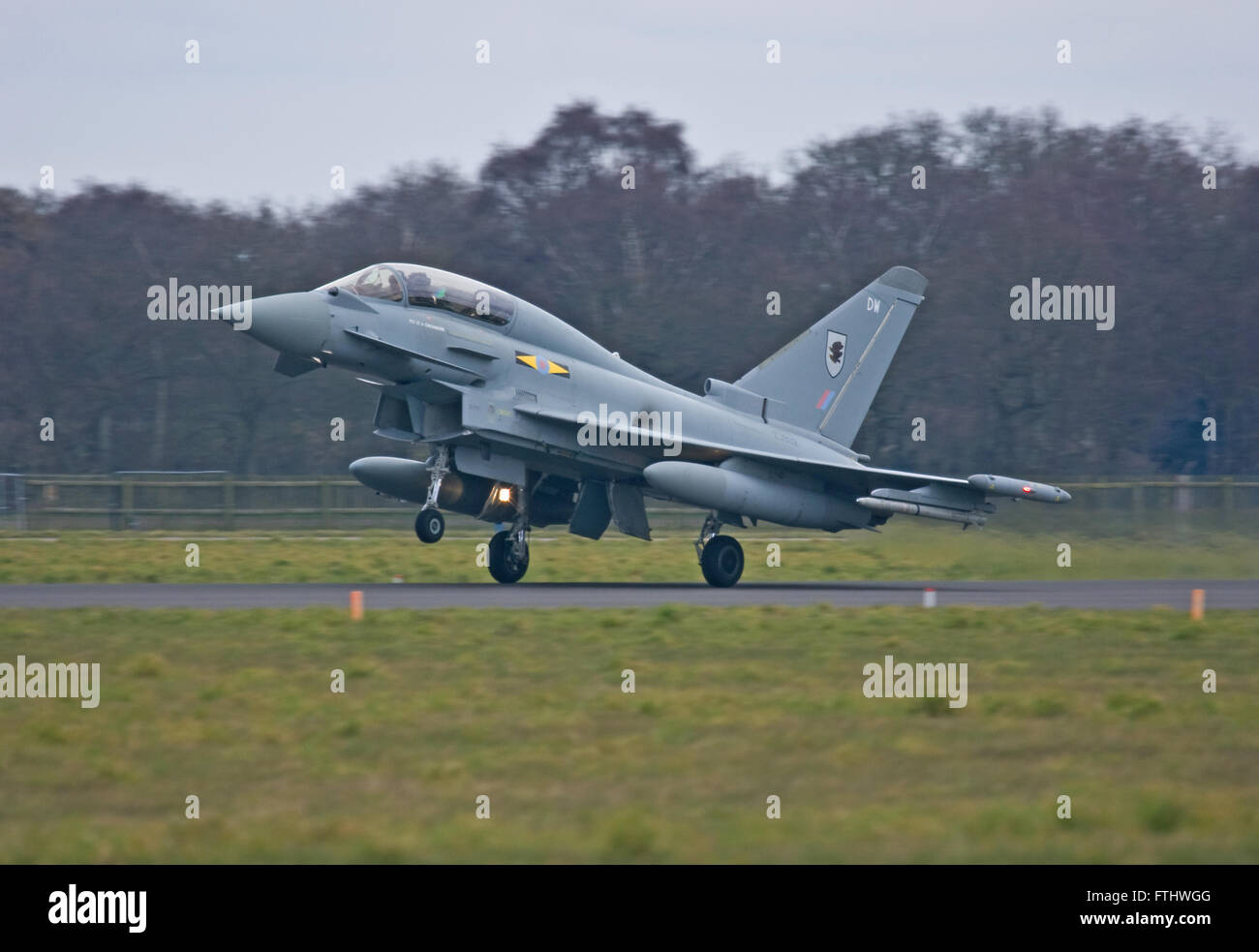 Eurofighter Typhoon No.XI(F) Squadron RAF Stock Photo
