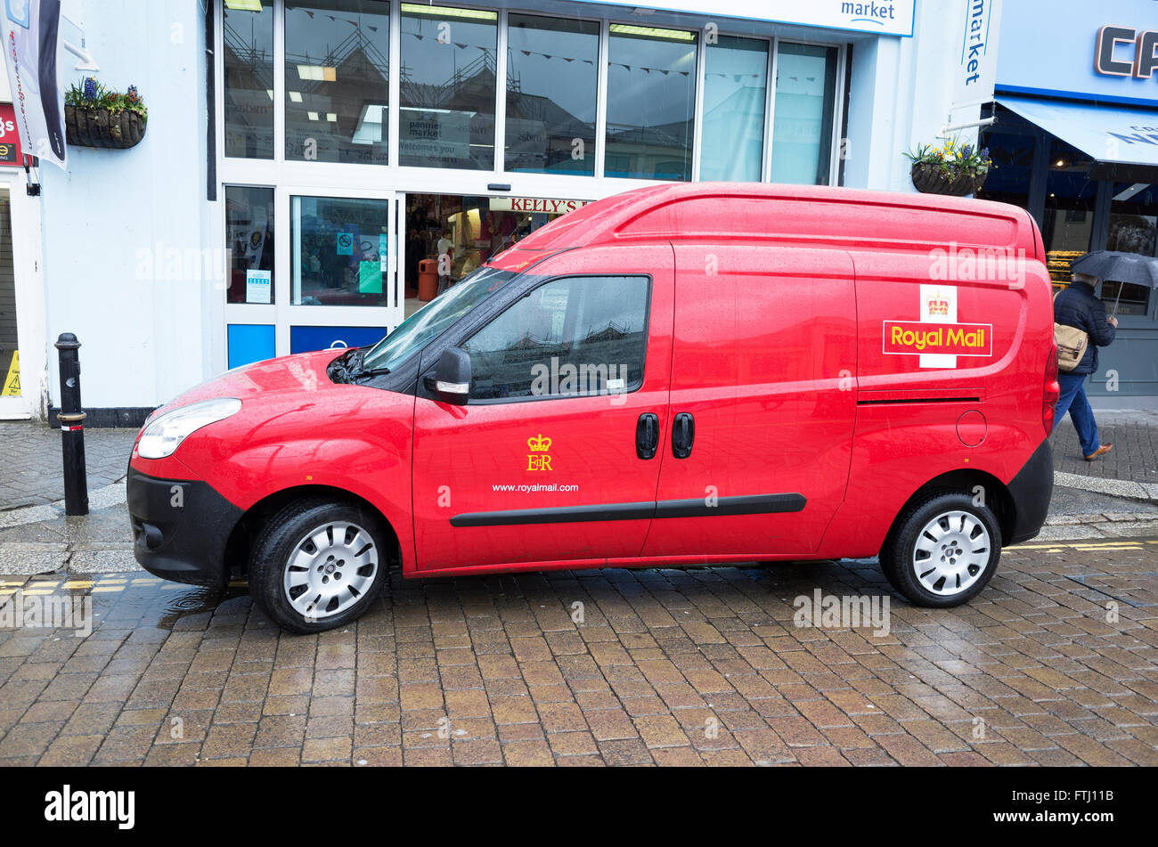 A Royal Mail delivery van Stock Photo