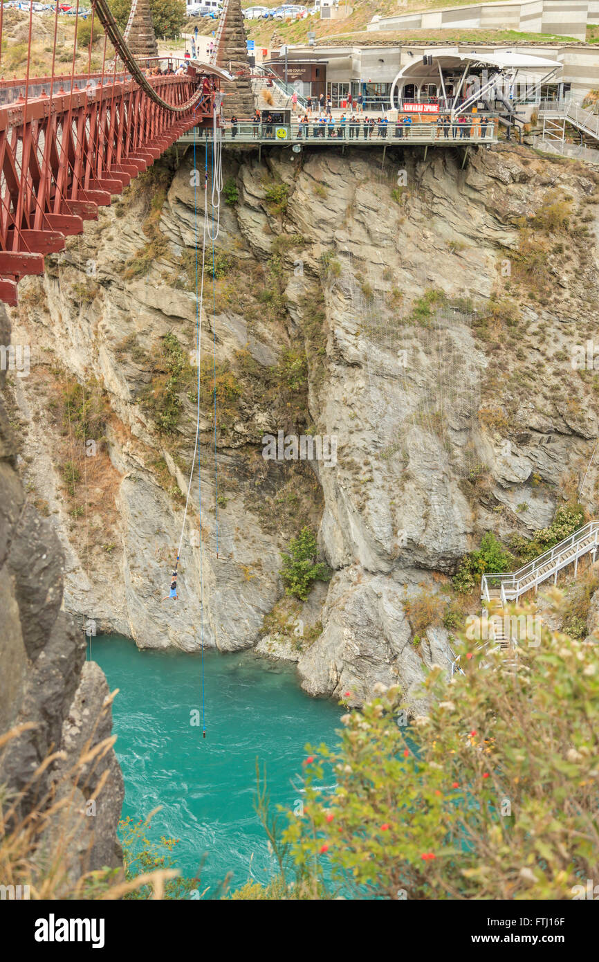 AJ Hackett, Bungy Jump, Kawarau Bridge,Shotover river,Queenstown,Otago