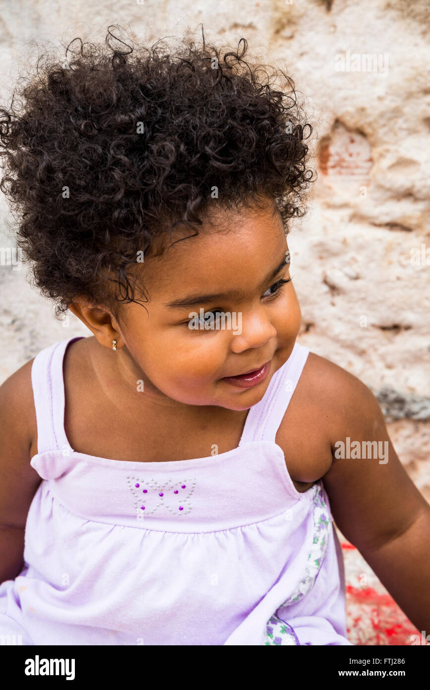 One year old girl Gentois community bairro da Federa o