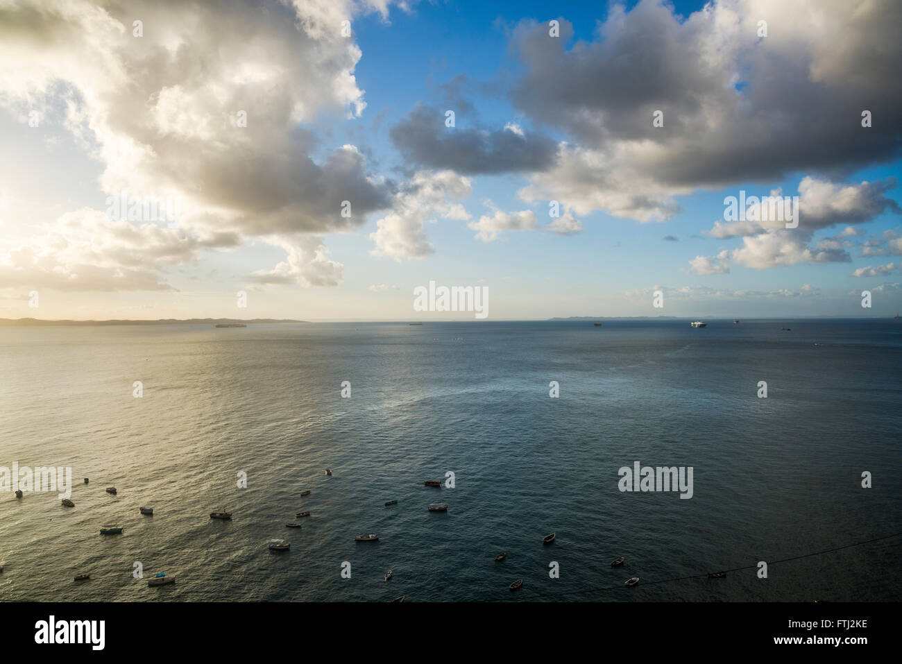 View of the  All Saints Bay, Salvador, Bahia, Brazil Stock Photo