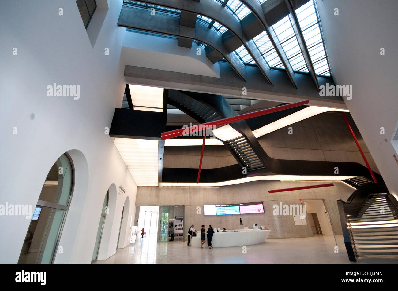 Italy, Lazio, Rome, Maxxi Museum designed by Zaha Hadid Stock Photo