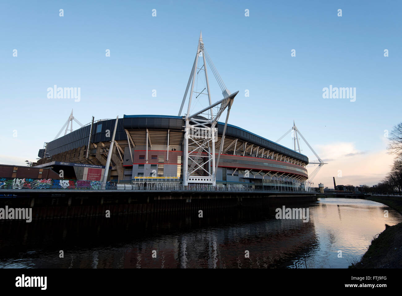 Principality Stadium Formerly The Millennium Stadium In Cardiff, South ...