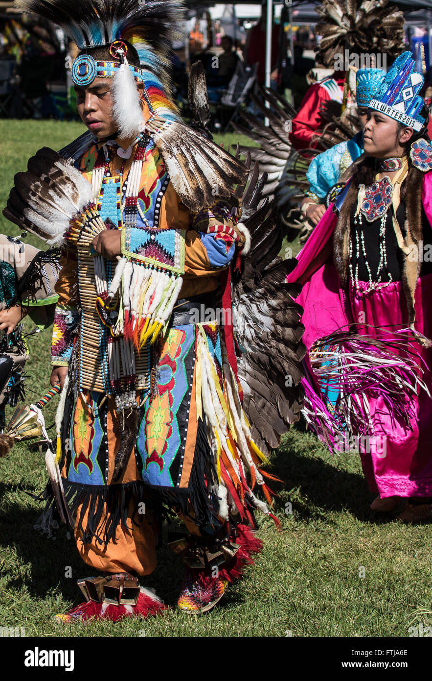 Native American Dancer at the Stillwater Pow-wow, Anderson, California