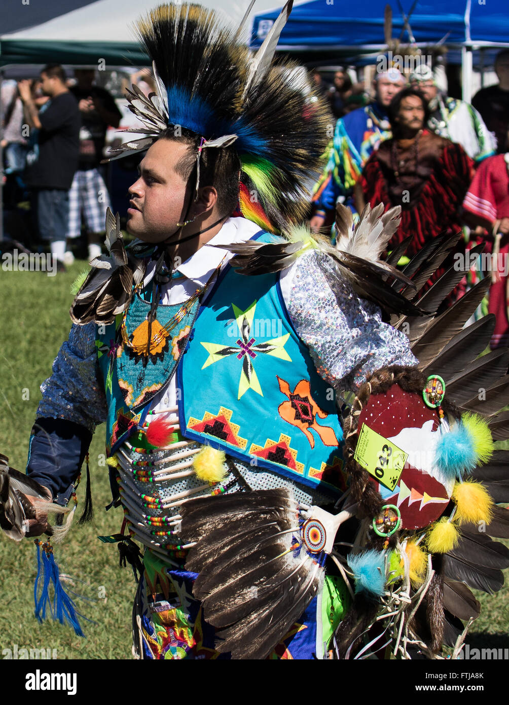 Native American Dancer at the Stillwater Pow-wow, Anderson, California