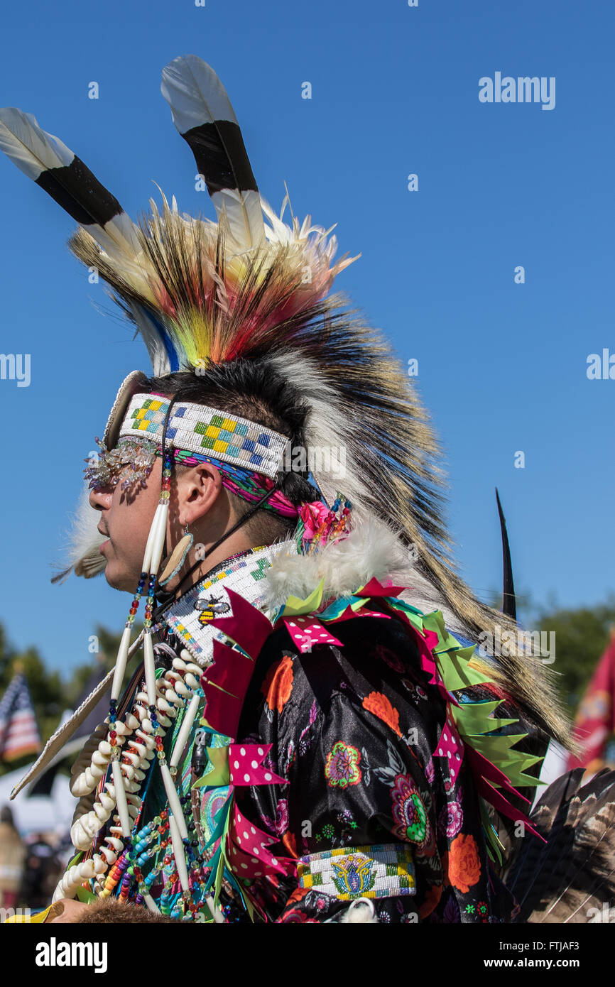 Native American Dancer at the Stillwater Pow-wow, Anderson, California