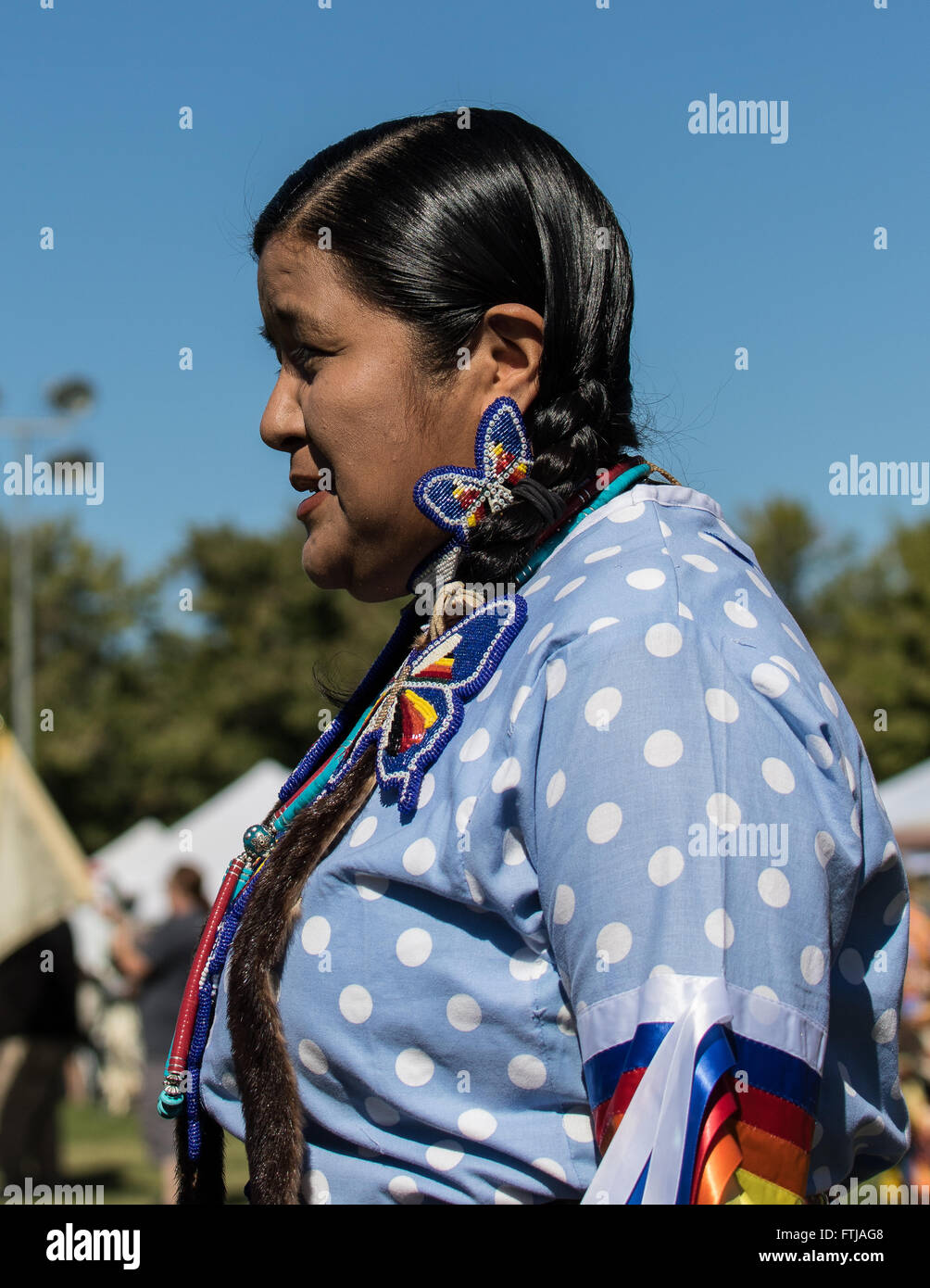 Native American Dancer at the Stillwater Pow-wow, Anderson, California ...