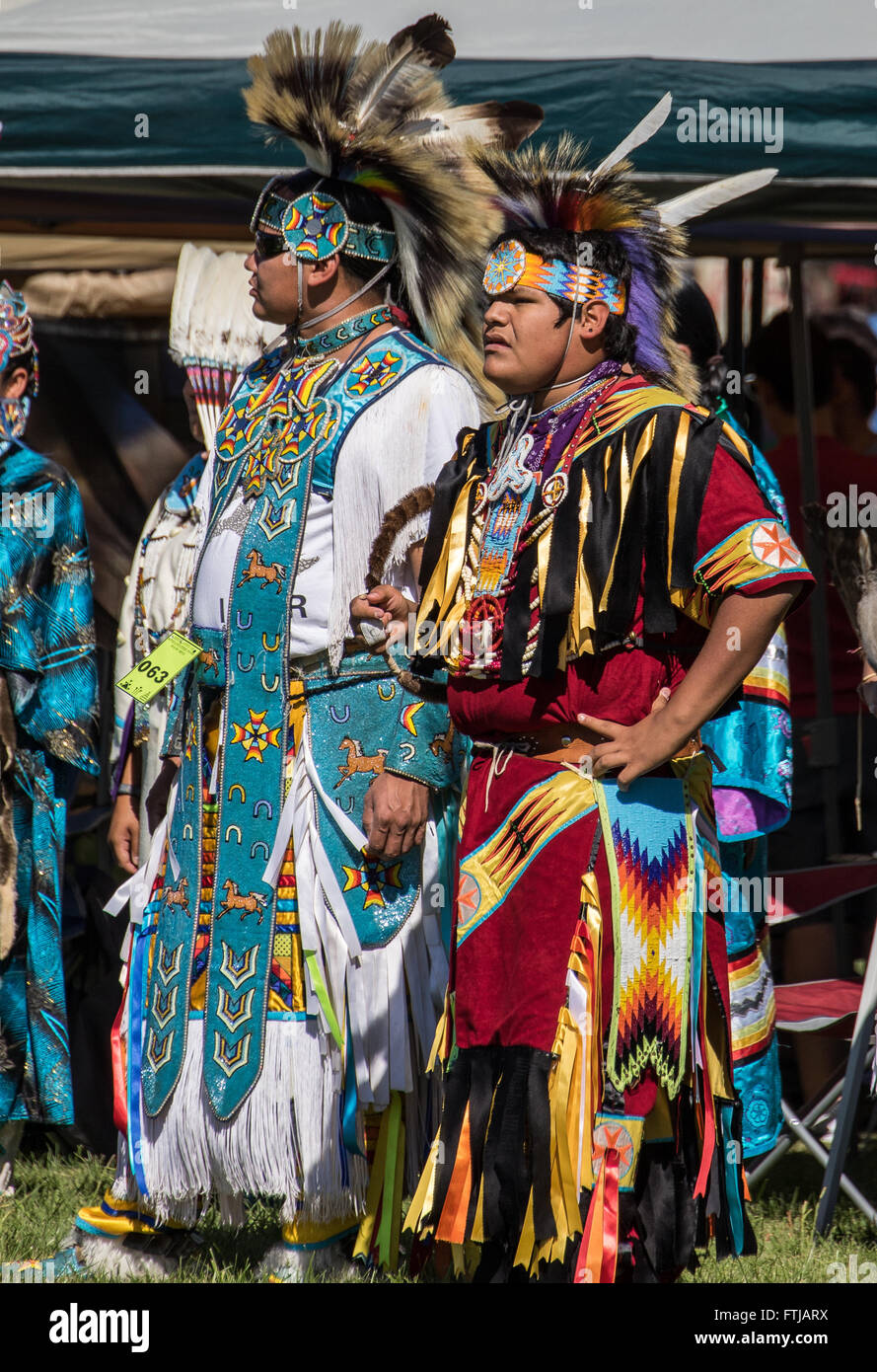 Native American Dancers at the Stillwater Pow-wow, Anderson, California ...