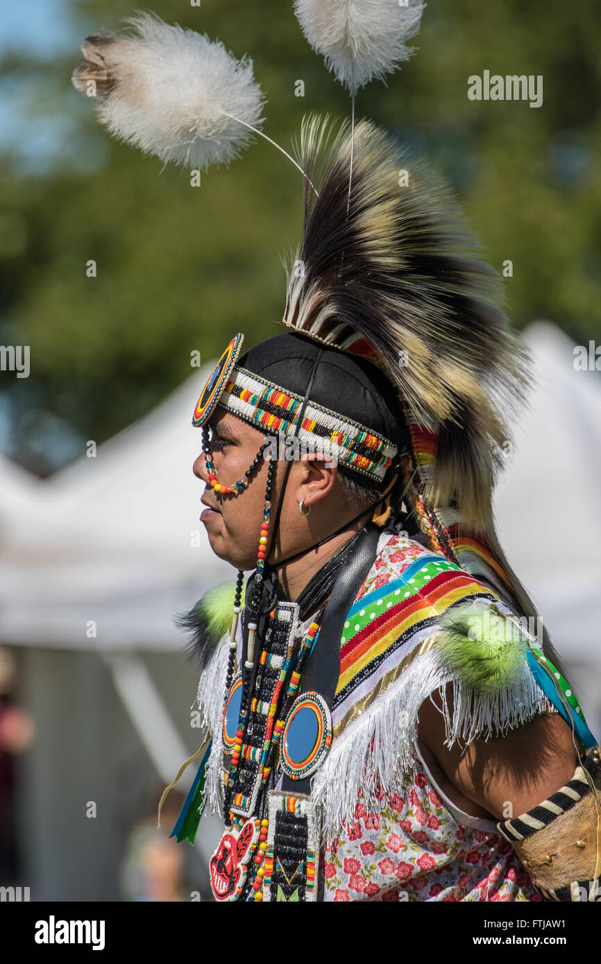 Native American Dancer at the Stillwater Pow-wow, Anderson, California