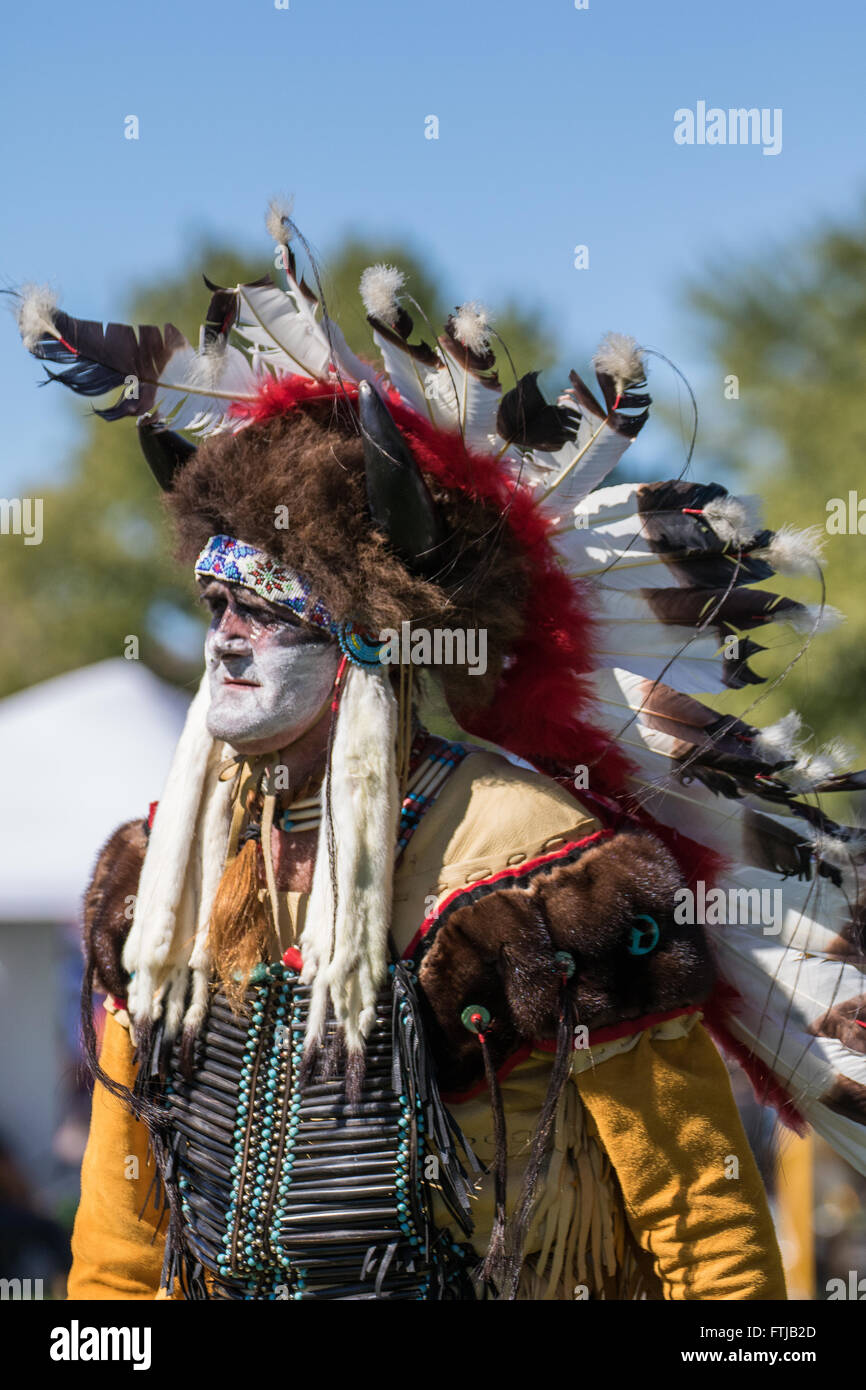 Native American Dancer at the Stillwater Pow-wow, Anderson, California