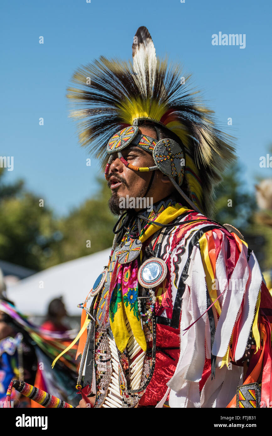Native American Dancer at the Stillwater Powwow, Anderson, California