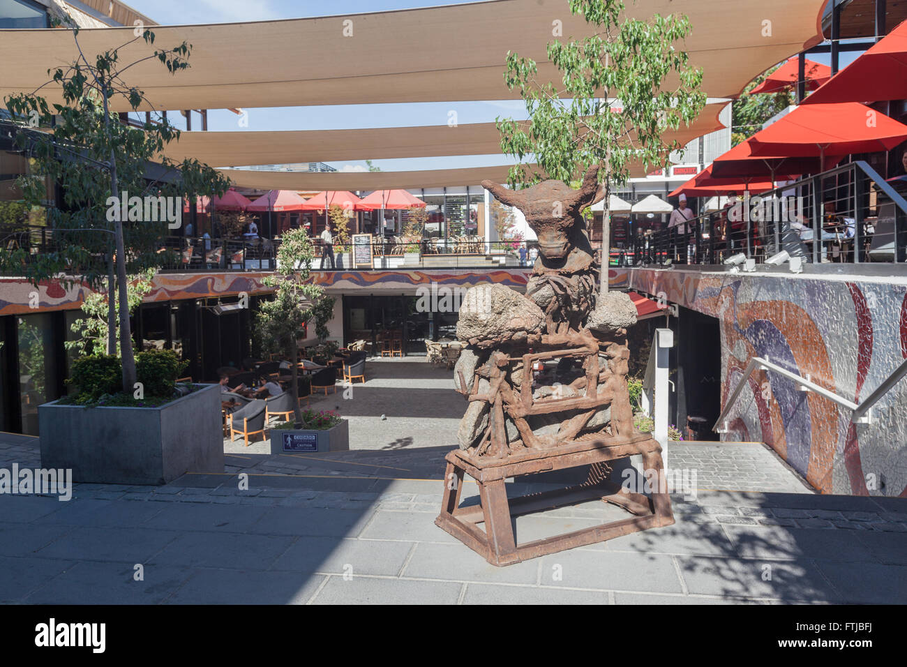 Patio Bellavista Santiago do Chile Stock Photo Alamy