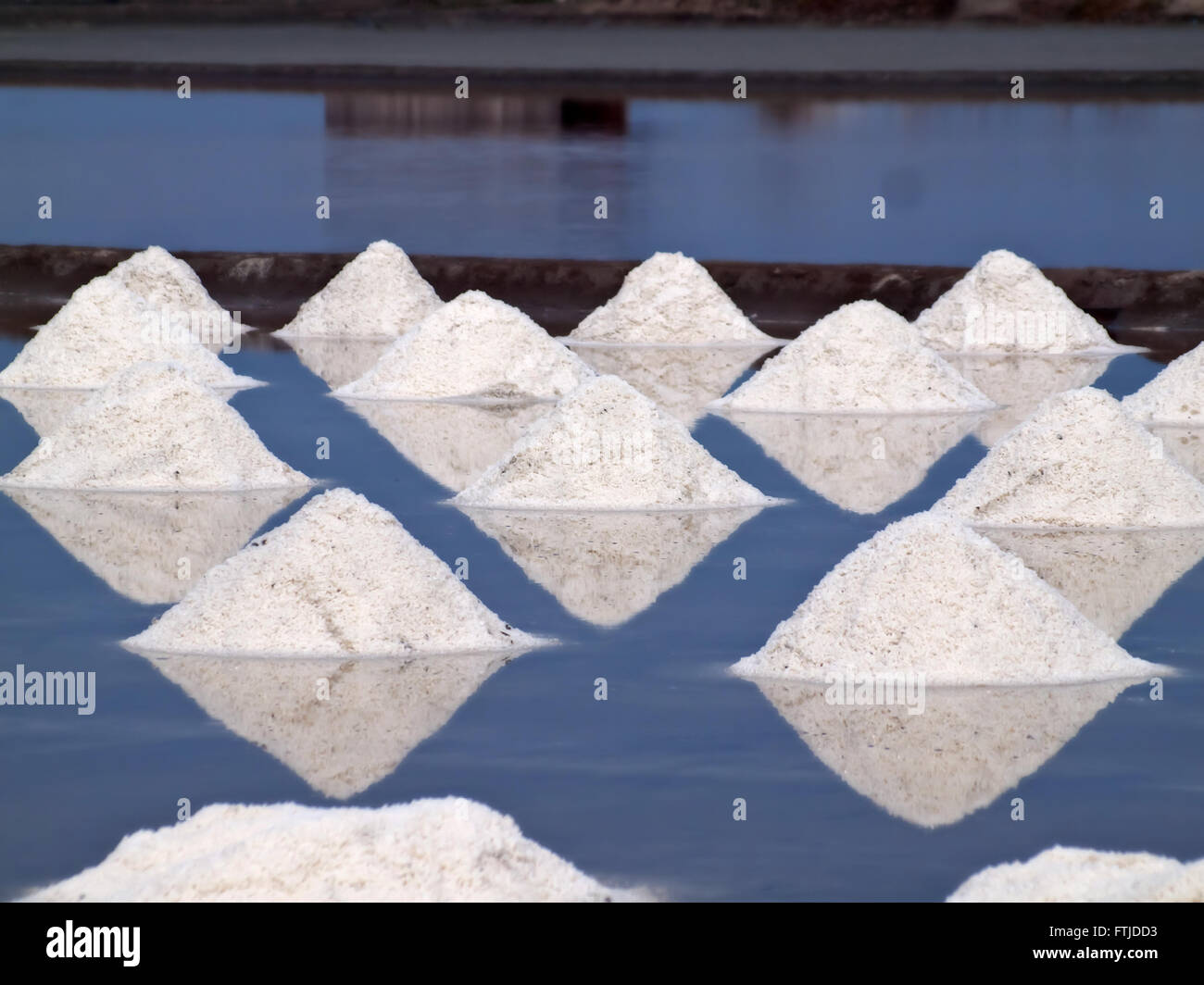 Salt field pattern hi-res stock photography and images - Alamy