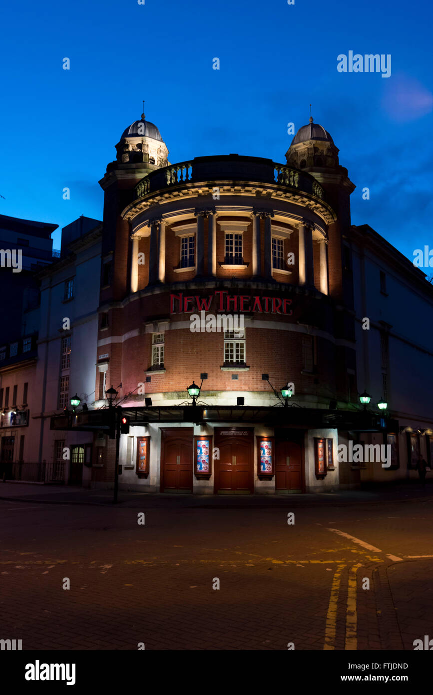 The New Theatre on Greyfriars Road, Cardiff, south Wales Stock Photo