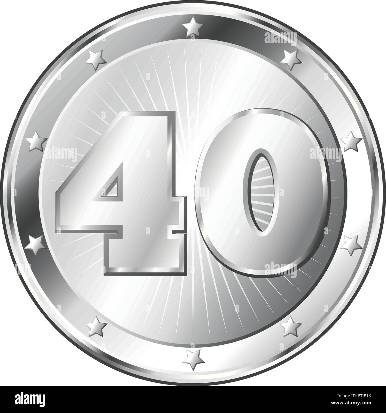 Silver forty Stock Vector Images - Alamy
