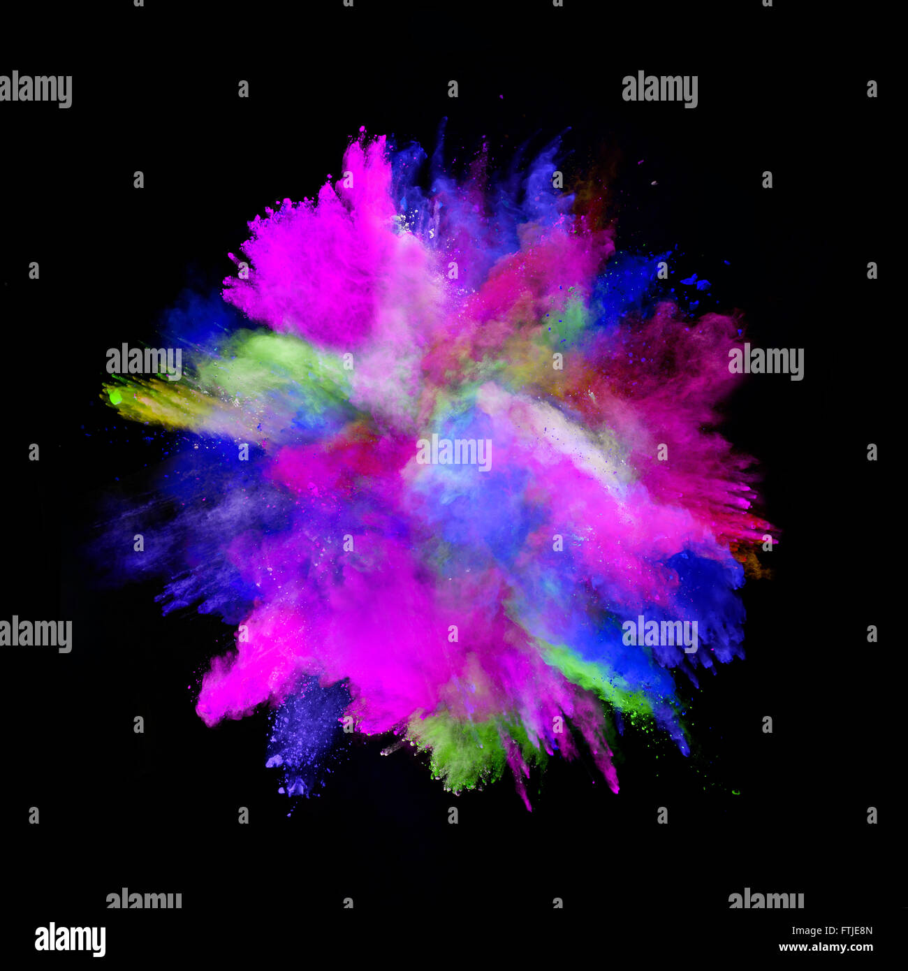 Color powder explosion hi-res stock photography and images - Alamy