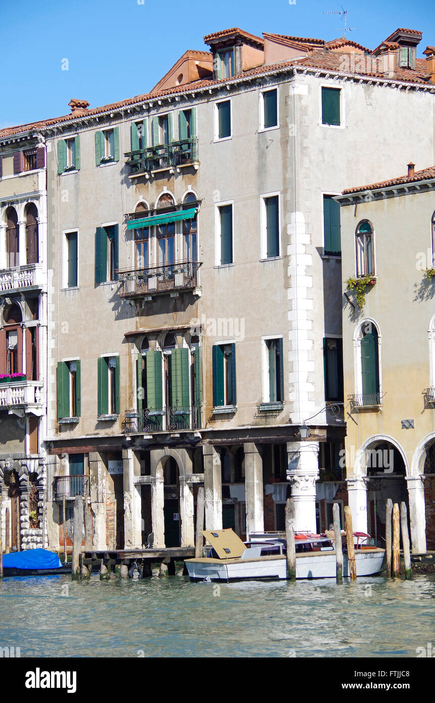 Venice Italy, Palazzo Contarini-Pisani Grand Canal Stock Photo - Alamy