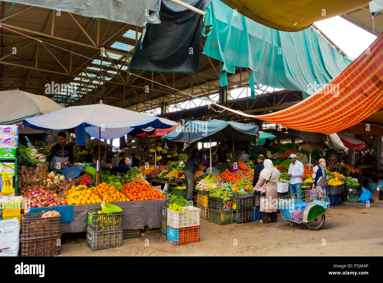 Souk El Had, market place, Agadir, Souss, Morocco, northern Africa Stock Photo