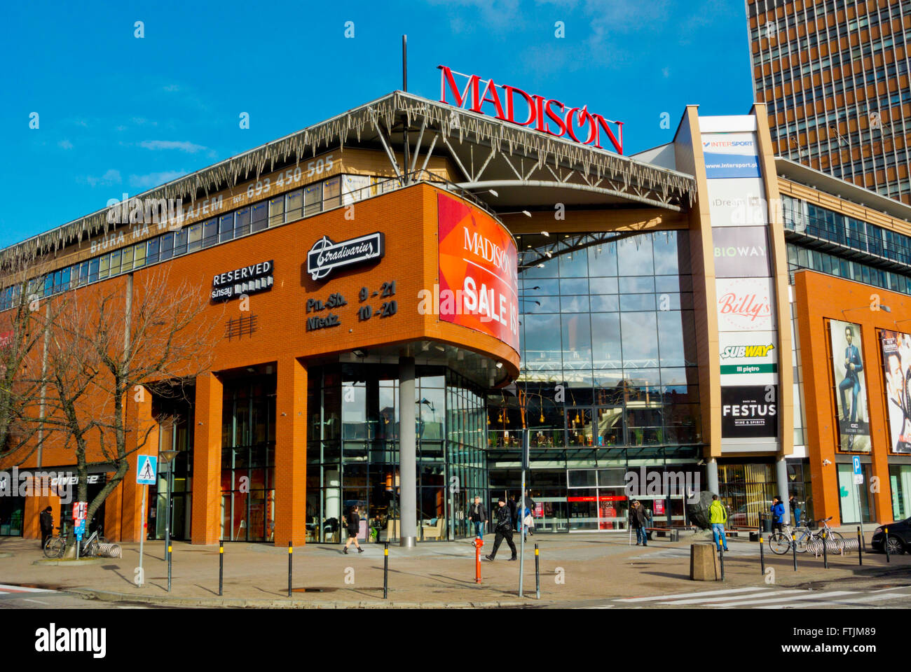 Madison shopping centre, Gdansk, Pomerania, Poland Stock Photo - Alamy
