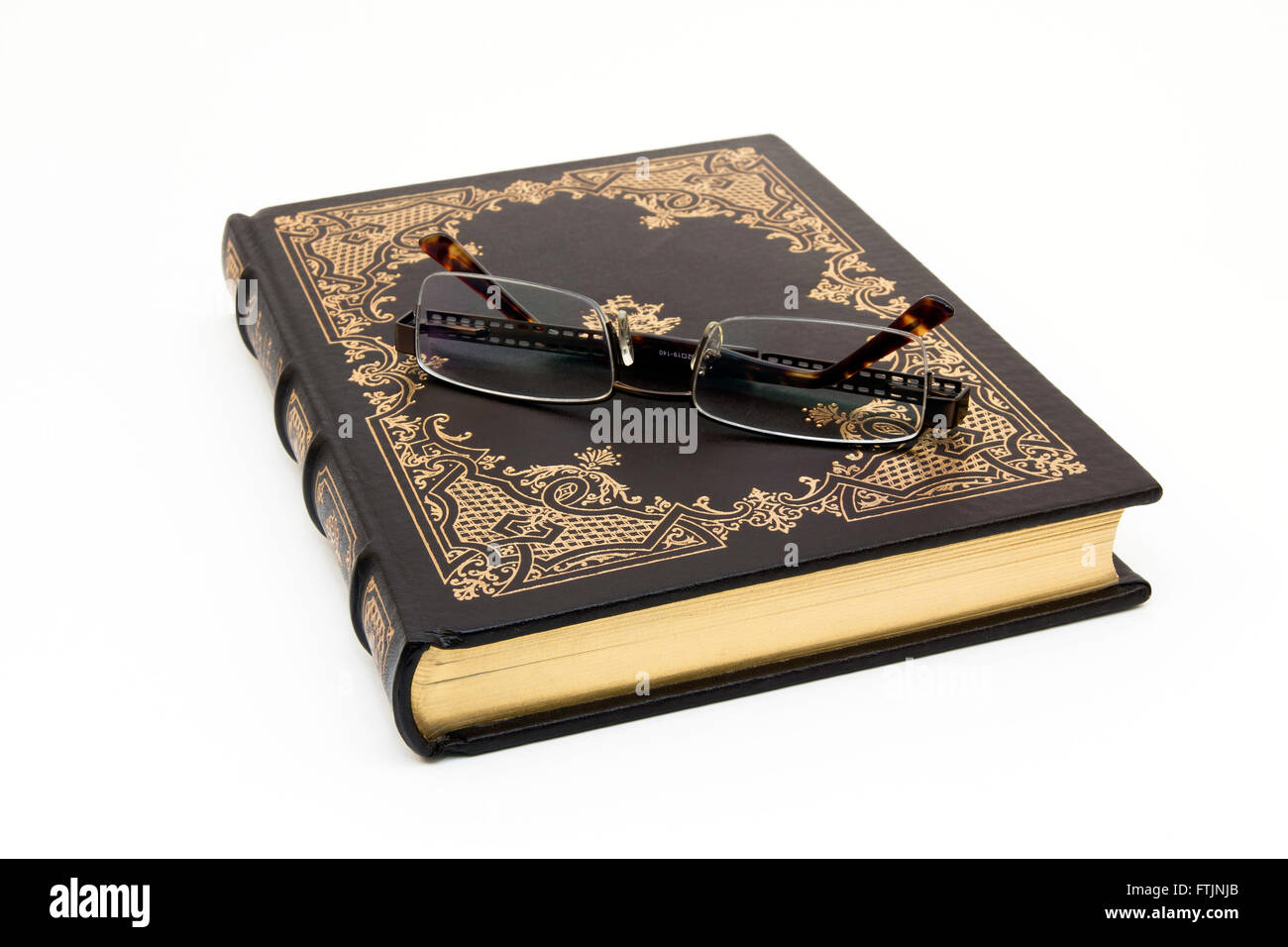 Old leather bound books hires stock photography and images Alamy