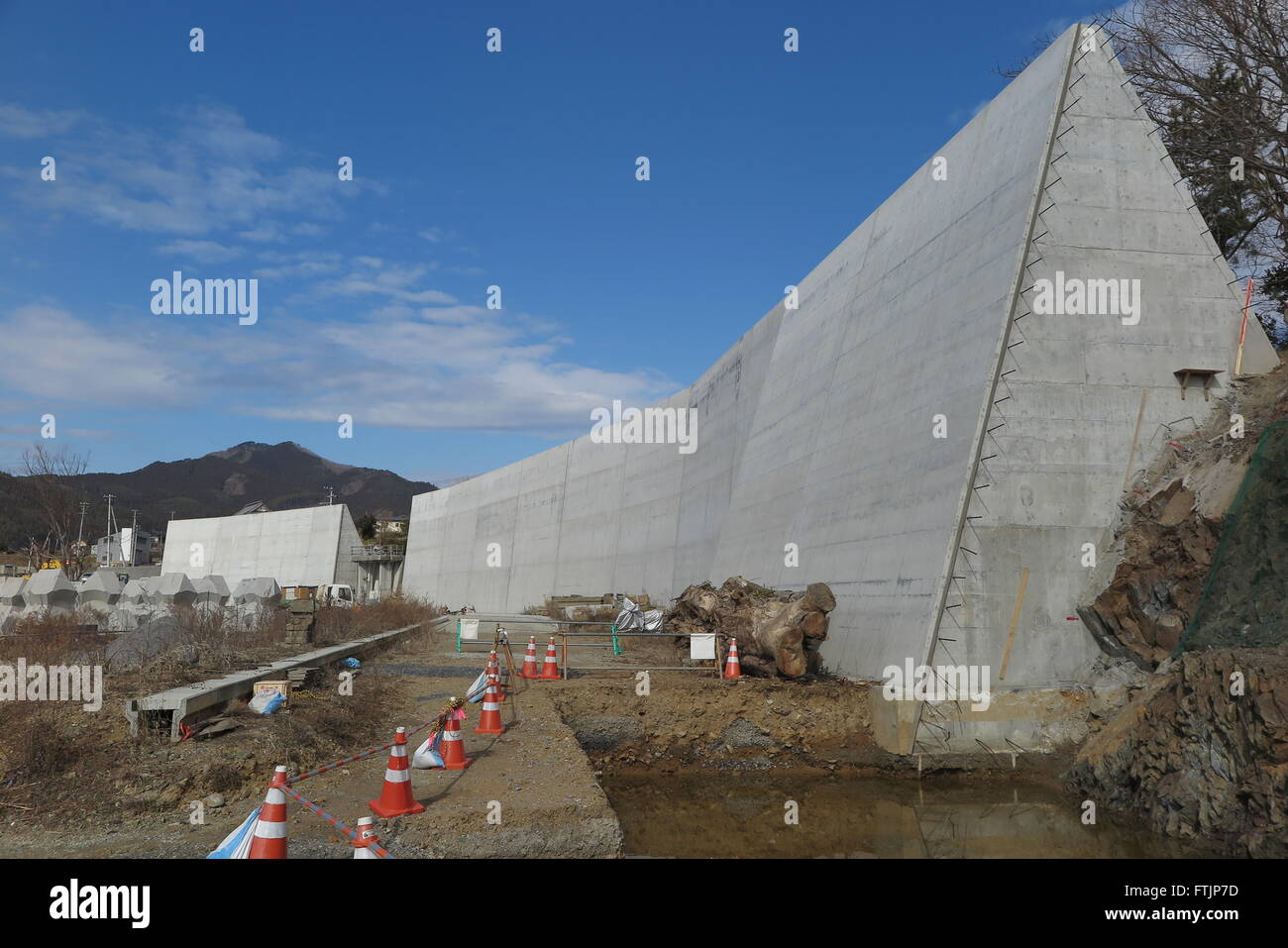 Tsunami wall
