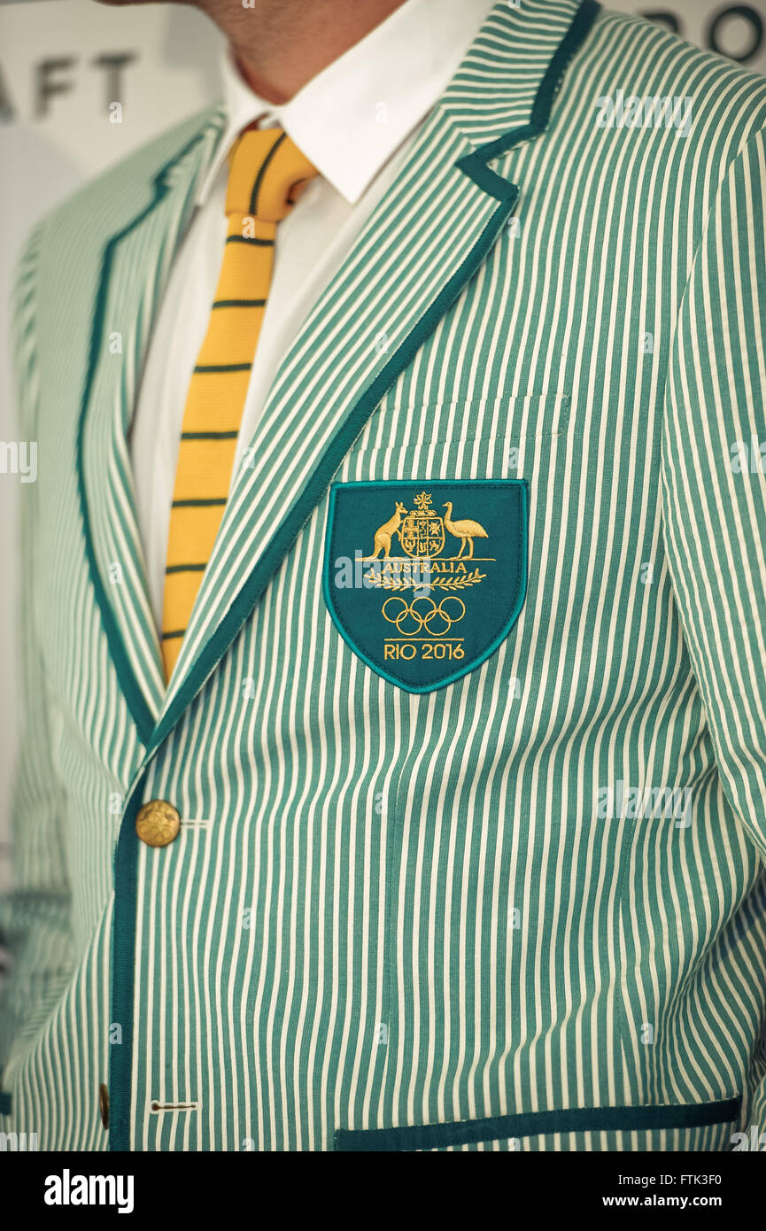 Sydney, Australia. 30th Mar, 2016. Closeup view of the men's Opening