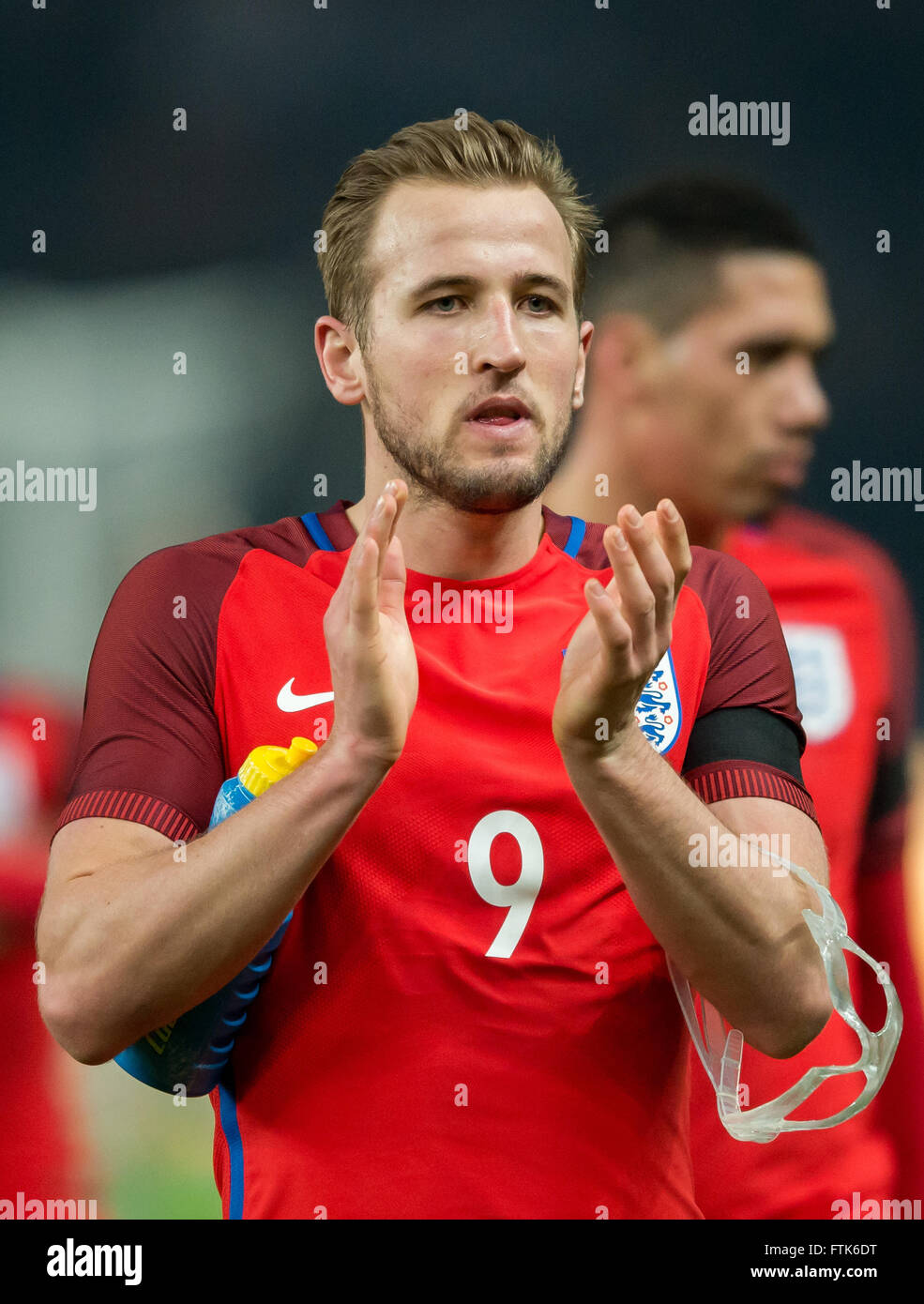 Berlin, Germany. 26th Mar, 2016. England's Harry Kane at the ...